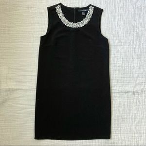Little Black Dress with Beautiful “Pearl” Neckline, size medium